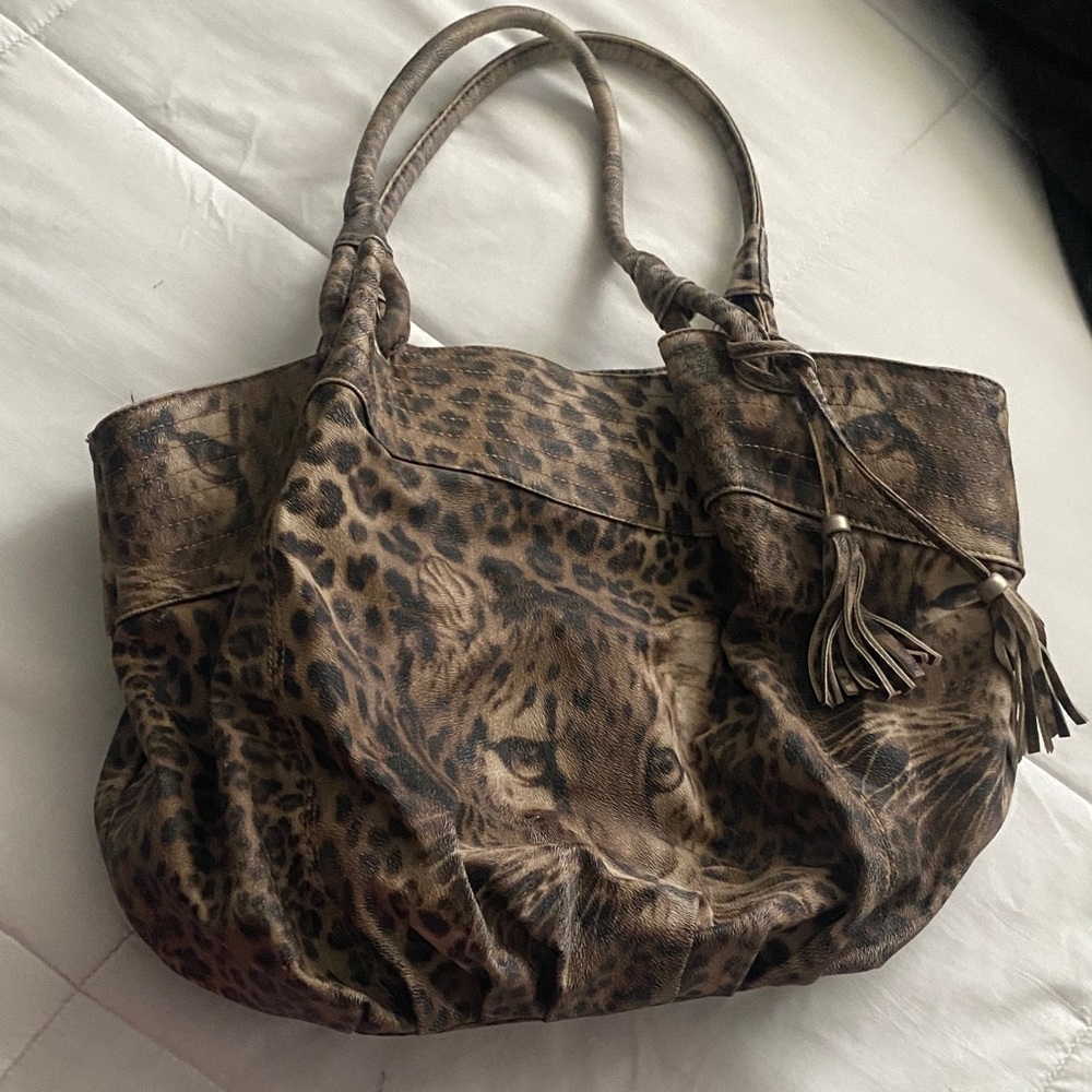 Leopard Print Tote Bag